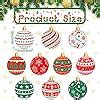 Amazon Pcs Christmas Cutouts Ornaments Colorful Christmas Ball