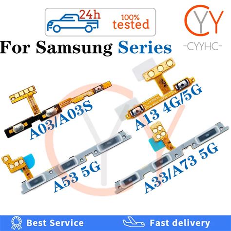 Volume Button Power Switch On Off Button Flex Cable For Samsung Galaxy