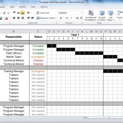 Google Sheets Resource Planning Template