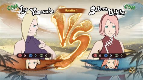 Ino Vs Sakura Clássico And Road To Boruto Naruto Storm 4 Next Generations Com Vs Com