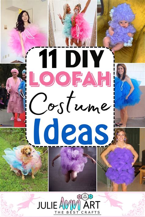 11 Diy Loofah Costume Ideas For Sponge Making Julie Ann Art