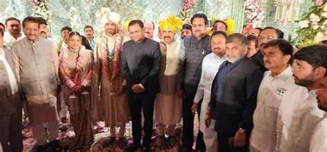 Ncp President Jayant Patil Son Prateek Patil Wedding Ceremony Photo