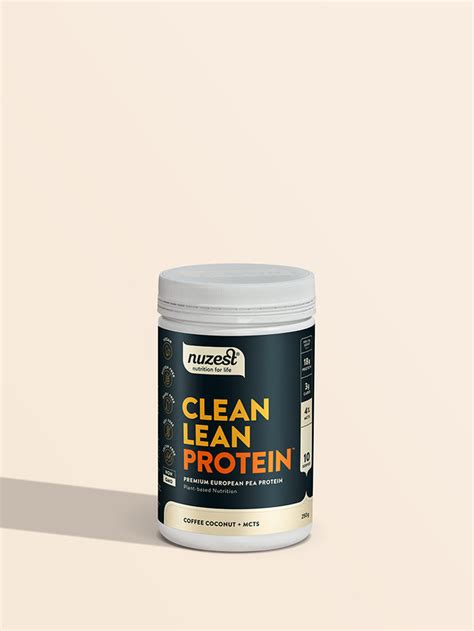 Nuzest Clean Lean Protein 250g Or 500g Coffee Coconut Mcts Flavour