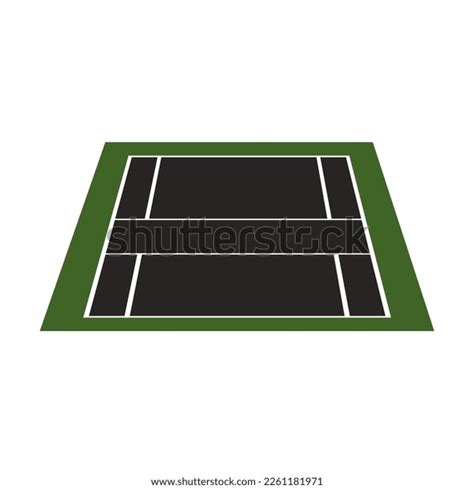 Volleyball Court Icon Vector Illustration Symbol Stock Vector Royalty