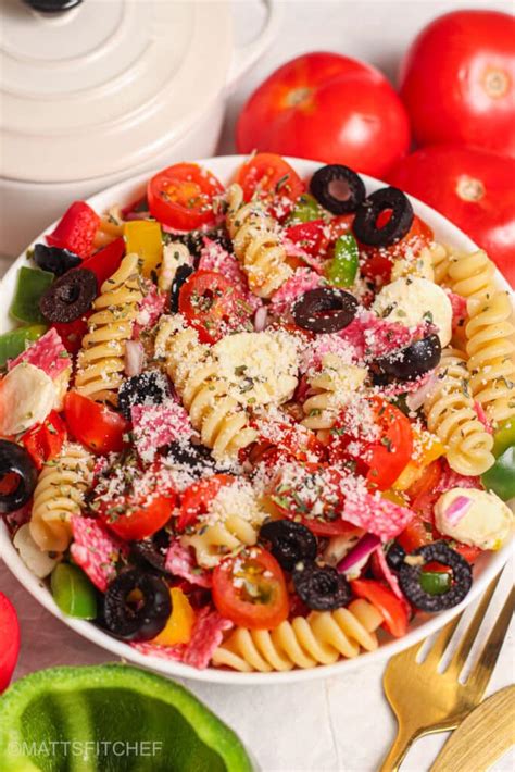 Italian Pasta Salad With Italian Dressing