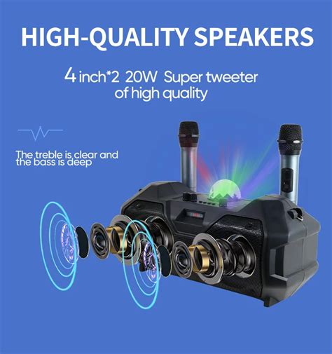 Акустическая система ZQS-4240 Bluetooth колонка с двумя микрофонами (ID ...