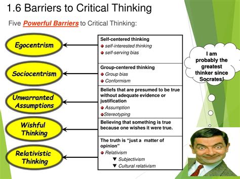 PPT Introduction To Critical Thinking PowerPoint Presentation Free