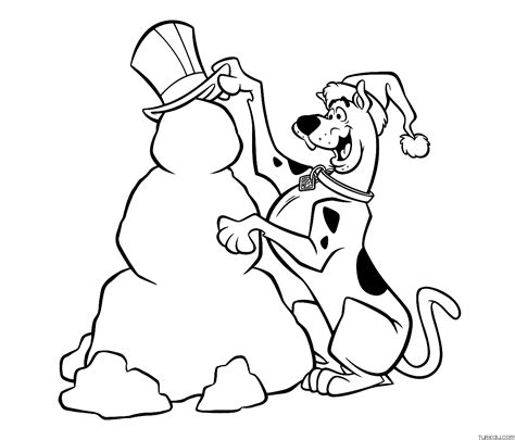 Scooby Doo Christmas Coloring Pages