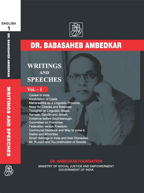 Download Dr Babasaheb Ambedkar Writings And Speeches Volume No 1