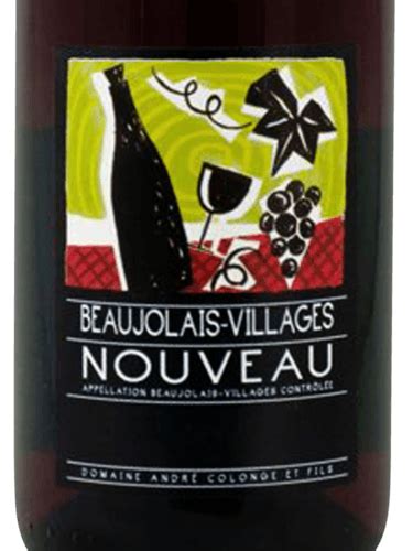 Domaine Andre Colonge Et Fils Les Terres Dessus Beaujolais Villages