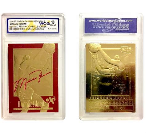 Rare Signature Series Michael Jordan Metallic Basketball Card Auction