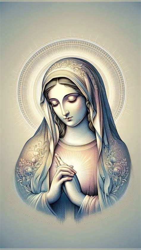 Pin By Barbara Stout On Pictures Of Jesus Christ In 2024 Virgin Mary