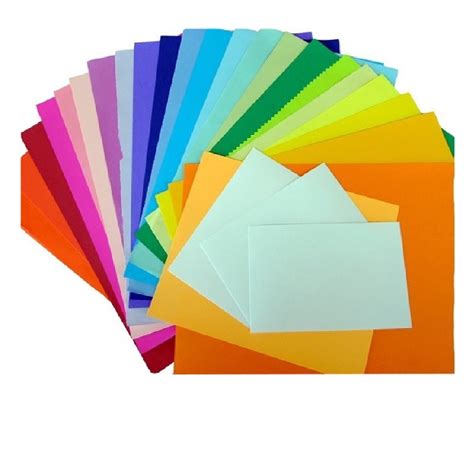 Papel Color Set Cartolina Dupla Face Fosca Colorido Papel Criativo