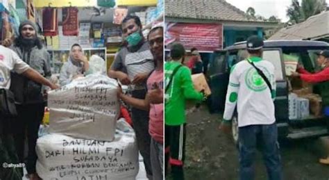 Salut Aksi Relawan Fpi Kompak Gotong Royong Bantu Korban Bencana