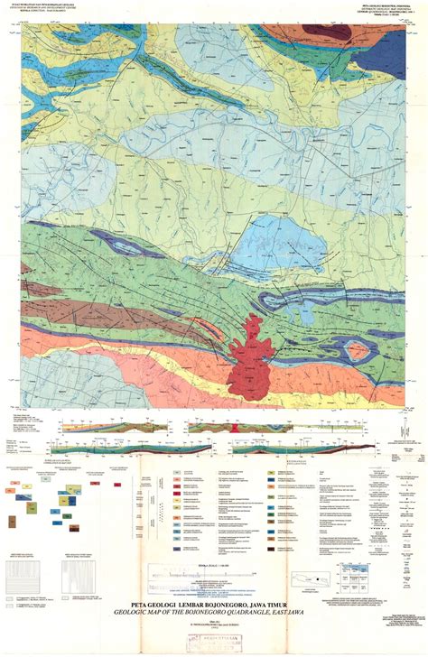 Peta Geologi Lembar Bojonegoro