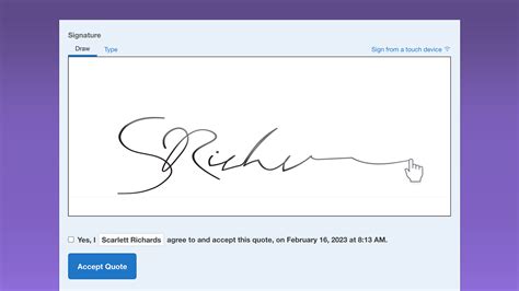 New ESignatures And Acceptance Enhancements Quotient Blog