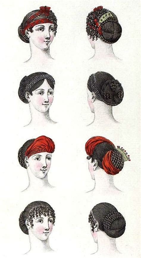 Regency Hairstyles 1807 Regency Era Fashion Regency Dress Empire Style