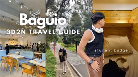 3d2n Travel Guide In Baguio City🍃 Total Expenses Hotels ️ Cafes☕️