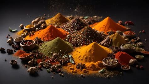 Premium AI Image | Spices background