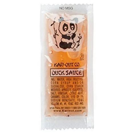 Duck Sauce Individual Condiment Packets, 100 Count, Kari-Out Co. - Walmart.com - Walmart.com