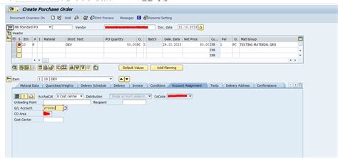 Automatic Account Determination For Without Material Master Free Sap