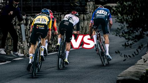 Epic Cycling Battles Wout Van Aert Vs Mathieu Van Der Poel Vs Tadej