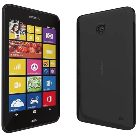 Nokia Lumia Negro Modelo D Ds C D Max Fbx Lwo Ma Lxo