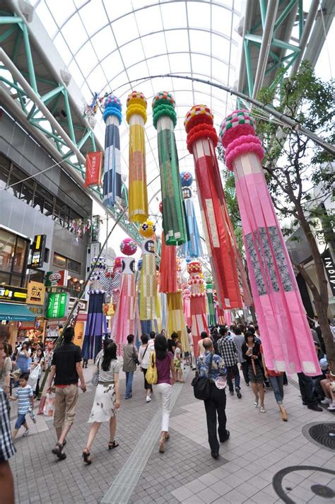 7月7日 Sendai City Miyagi Prefecture Sendai Tanabata Is One Of Three