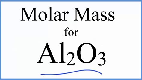 Molar Mass of Aluminum