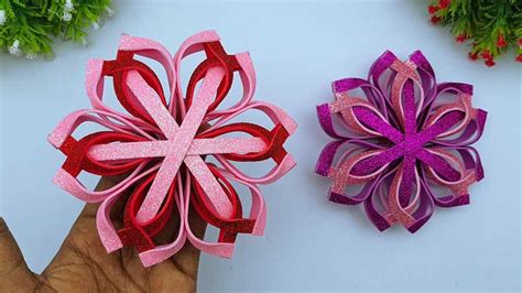 DIY How To Make Foamiran Christmas Snowflakes