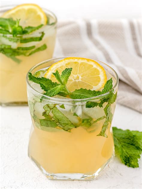 Lemon Mojito Mocktail Entirely Elizabeth