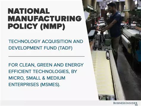 5 Major Government Initiatives To Empower The Manufacturing Sector In India Businessinsider