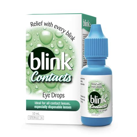 Blink Contacts Eye Drops 10ml Eye Care Eye Ear Care Health