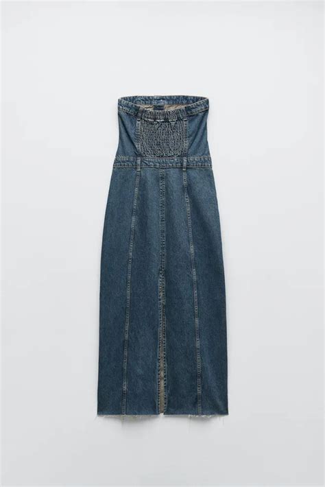 Zara Denim Trf Dress Mall Of America