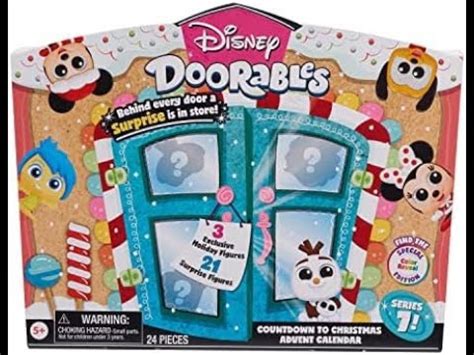 Opening The Disney Doorables Series Advent Calendar Youtube