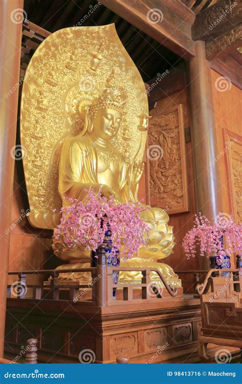 Guanyin Statue In The Daciensi Temple Adobe Rgb Stock Photo Image Of