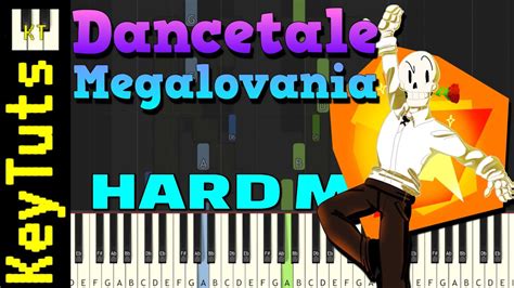 Dancetale Megalovania [undertale Au] Hard Mode [piano Tutorial] Synthesia Youtube