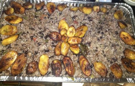 A Pan Filled With Food Sitting On Top Of A Counter