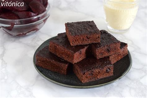 Brownie Fitness De Remolacha Sin Az Car Receta De Postre Saludable Sin