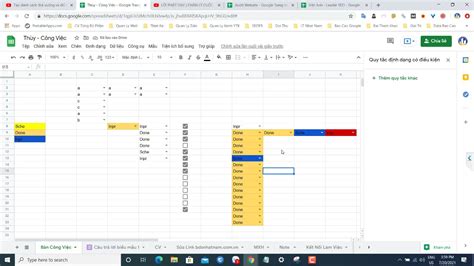 T O Drop List C M U Trong Google Sheet T O Danh S Ch L A Ch N Trong