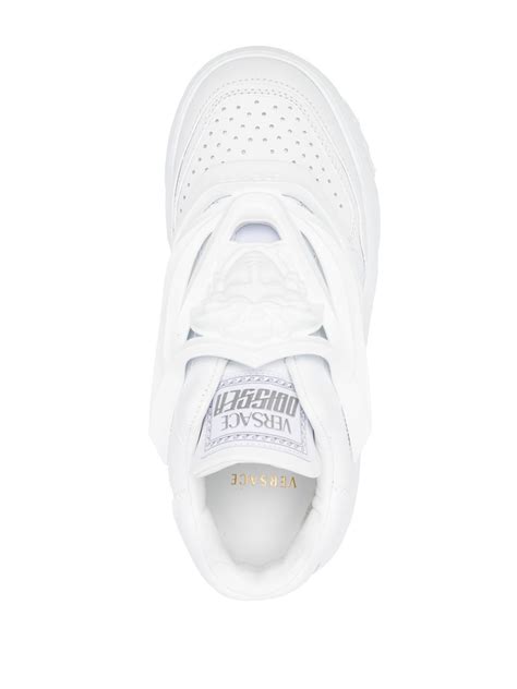 Versace Tenis Bajos Odissea Blanco Farfetch Mx