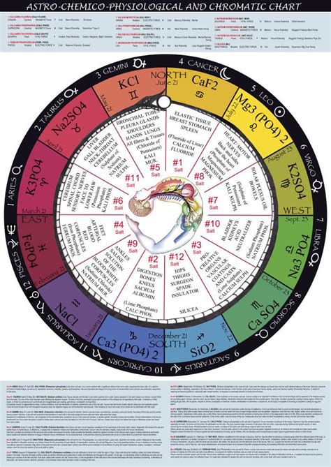 Zodiac Salt Chart Zodiac Elements Explained