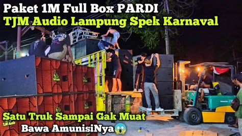 Paket 1M Full Box PARDI TJM Audio Titisan Baru Brewog Full Amunisi