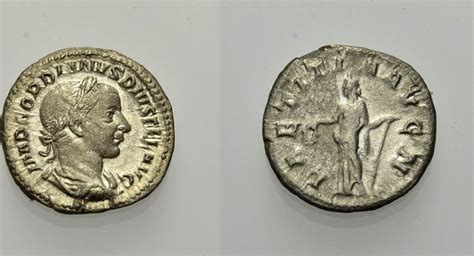 ROM KAISERZEIT AR Denar 241 243 GORDIANUS III VF MA Shops