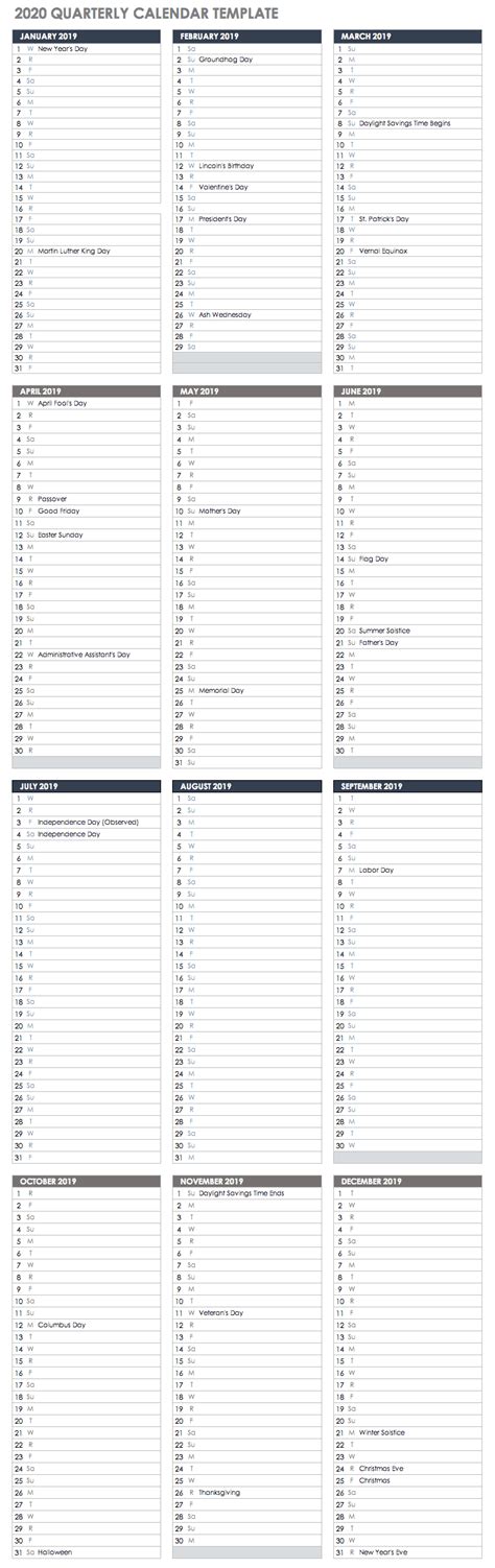 2020 Biweekly Payroll Calendar Template Excel