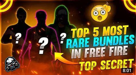 Top 5 Most Rare Bundle In Free Fire 2022