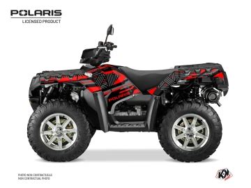 kit déco quad polaris epik noir série Kutvek