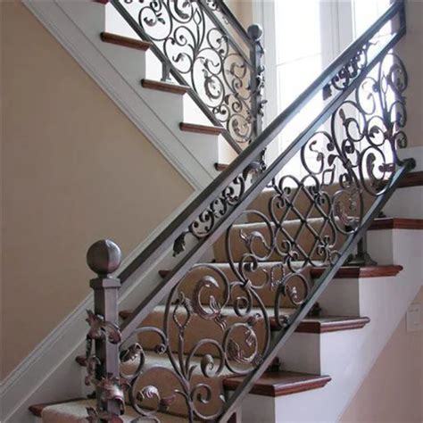 Best Wrought Iron Stair Railing Modern Iron Railing Designs - Stair ...