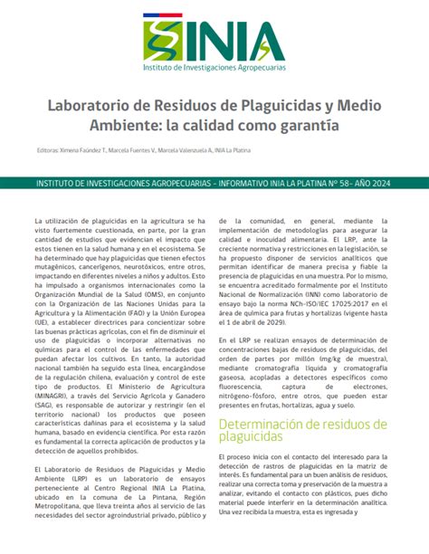 Nueva Publicaci N Destaca Trabajo Del Laboratorio De Residuos De