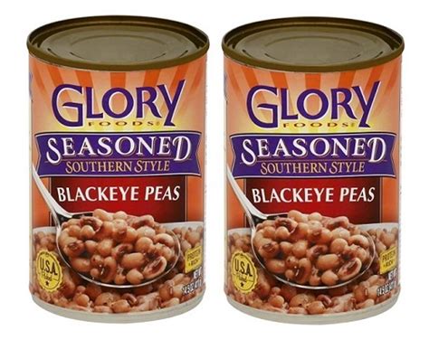 Glory Seasoned Southern Style Blackeye Peas 2 Can Pack Shop Jadas